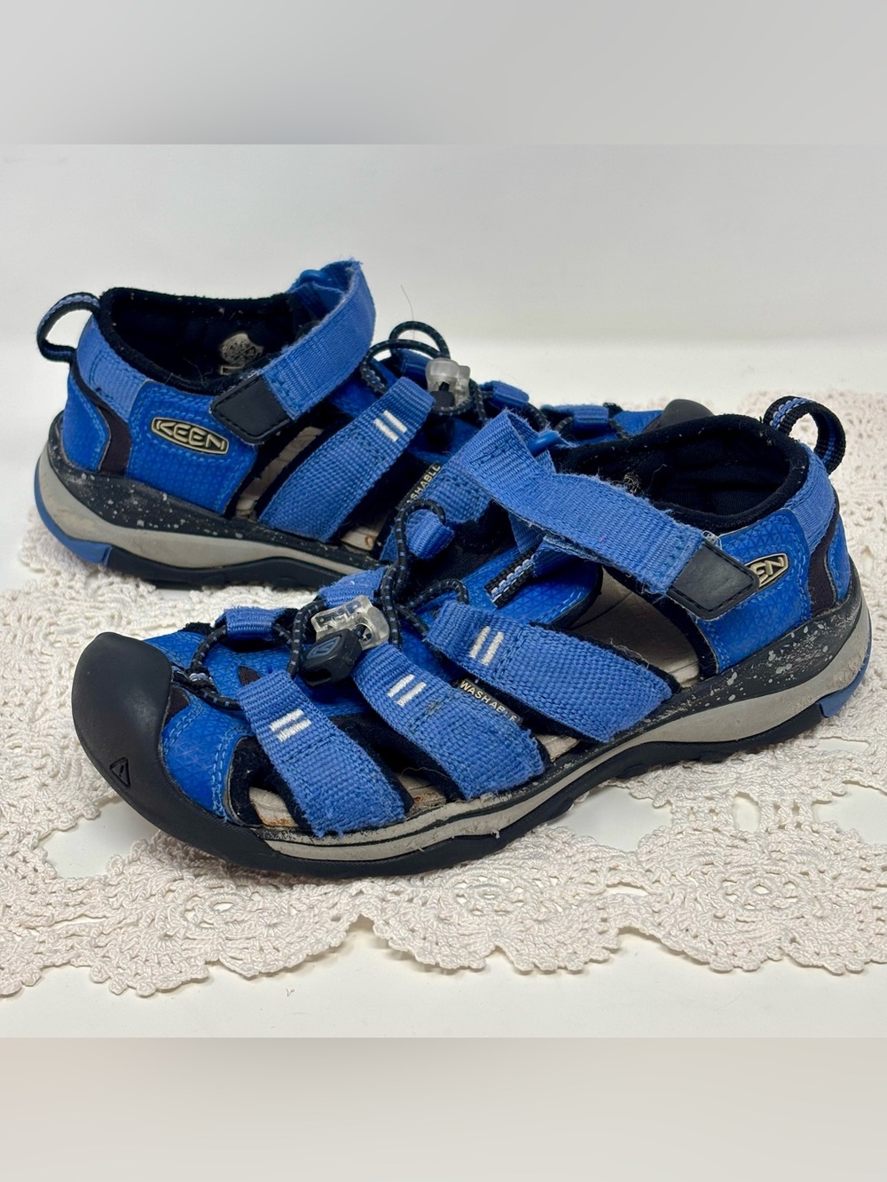 KEEN Newport Neo H2 Youth Galaxy Blue/Paloma Sandals Youth Little Kid Size 1